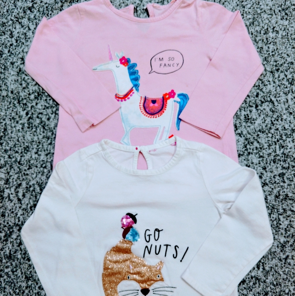2 girls tops by Joules,excellent condition